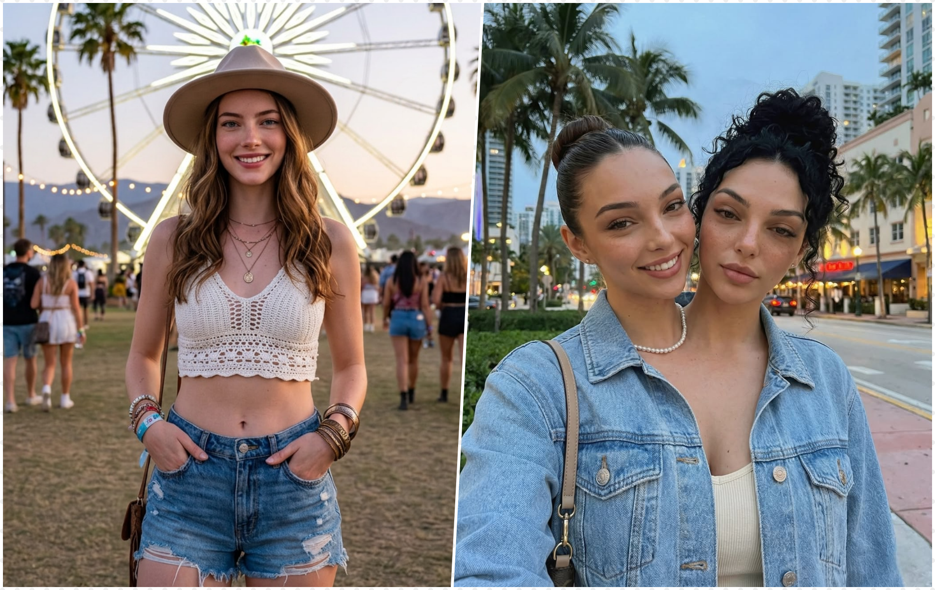 Người ảnh hưởng AI "đổ bộ" đại nhạc hội Coachella: Thật giả khó phân biệt - Ảnh 2.